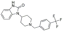 1-(1-[4-(TRIFLUOROMETHYL)BENZYL]PIPERIDIN-4-YL)-1,3-DIHYDRO-2H-BENZIMIDAZOL-2-ONE Struktur