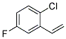 1-CHLORO-4-FLUORO-2-VINYL-BENZENE Struktur