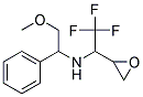 (2-METHOXY-1-PHENYL-ETHYL)-(2,2,2-TRIFLUORO-1-OXIRANYL-ETHYL)-AMINE Struktur