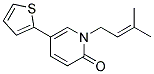 1-(3-METHYLBUT-2-ENYL)-5-THIEN-2-YLPYRIDIN-2(1H)-ONE Struktur