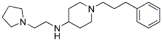 1-(3-PHENYLPROPYL)-N-(2-PYRROLIDIN-1-YLETHYL)PIPERIDIN-4-AMINE Struktur