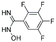 2,3,4,5-TETRAFLUORO-N-HYDROXY-BENZAMIDINE Struktur