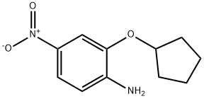 2-CYCLOPENTYLOXY-4-NITRO-PHENYLAMINE Struktur