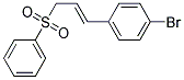 1-((E)-3-BENZENESULFONYL-PROPENYL)-4-BROMO-BENZENE Struktur