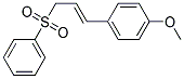 1-((E)-3-BENZENESULFONYL-PROPENYL)-4-METHOXY-BENZENE Struktur