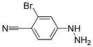 2-BROMO-4-HYDRAZINO-BENZONITRILE Struktur