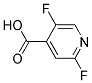 2,5-DIFLUORO-ISONICOTINIC ACID Struktur