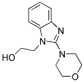 2-(2-MORPHOLIN-4-YL-1H-BENZIMIDAZOL-1-YL)ETHANOL Struktur