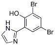 2,4-DIBROMO-6-(1H-IMIDAZOL-2-YL)-PHENOL Struktur