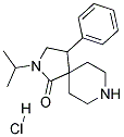 2-ISOPROPYL-4-PHENYL-2,8-DIAZASPIRO[4.5]DECAN-1-ONE HYDROCHLORIDE Struktur