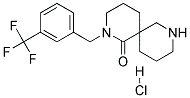 2-(3-(TRIFLUOROMETHYL)BENZYL)-2,8-DIAZASPIRO[5.5]UNDECAN-1-ONE HYDROCHLORIDE Struktur