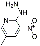 2-HYDRAZINYL-5-METHYL-3-NITROPYRIDINE Struktur