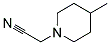 2-(4-METHYLPIPERIDINO)ACETONITRILE Struktur