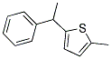 2-METHYL-5-(1-PHENYL-ETHYL)-THIOPHENE Struktur