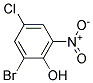 2-BROMO-4-CHLORO-6-NITROPHENOL Struktur