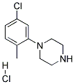 1-(5-Chloro-2-methylphenyl)piperazine hydrochloride Struktur