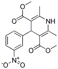 2,6-Dimethyl-4-(3-Nitrophenyl)-3,5-Dimethoxycarbonyl-1,4-Dihydro-Pyridine Struktur