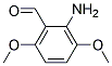 2-Amino-3,6-dimethoxybenzaldehyde Struktur