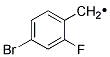 2-Fluoro-4-Bromobenzyl Struktur