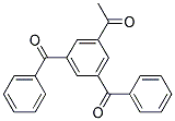 1-(3,5-Dibenzoyl-phenyl)-ethanone Struktur