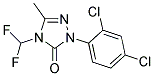 2-(2,4-DICHLORO-PHENYL)-4-DIFLUOROMETHYL-5-METHYL-2,4-DIHYDRO-[1,2,4]TRIAZOL-3-ONE Struktur