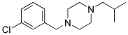 1-(3-Chlorobezyl)-4-Isobutylpiperazine Struktur