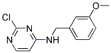 2-chloro-N-(3-methoxybenzyl)pyrimidin-4-amine Struktur