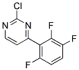 2-Chloro-4-(2,3,6-trifluoro-phenyl)-pyrimidine Struktur