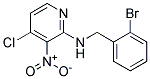 (2-Bromo-benzyl)-(4-chloro-3-nitro-pyridin-2-yl)-amine Struktur