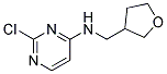 2-chloro-N-(tetrahydrofuran-3-ylmethyl)pyrimidin-4-amine Struktur