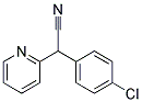 2-(4-Chlorophenyl)-2-pyridin-2-yl-acetonitrile Struktur