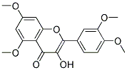 2-(3,4-DIMETHOXYPHENYL)-3-HYDROXY-5,7-DIMETHOXY-4H-CHROMEN-4-ONE Struktur