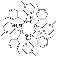 2,2,4,4,6,6,8,8-OCTA(M-TOLYL)CYCLOTETRASILOXANE Struktur