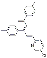 2,4,6-TRIAZA-1-(P-CHLOROPHENYL)-3,5-DI(P-TOLYL)-1,3,5-HEXATRIENE Struktur