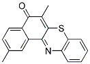 2,6-DIMETHYLBENZO(A)PHENOTHIAZIN-5-ONE Struktur