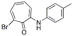 2-BROMO-7-(P-TOLUIDINO)-2,4,6-CYCLOHEPTATRIENONE Struktur