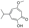 2-HYDROXY-4-ISOPROPYL-6-METHOXY-2,4,6-CYCLOHEPTATRIENONE Struktur