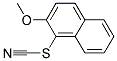 2-METHOXY-1-NAPHTHYLTHIOCYANATE Struktur