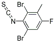 2,6-Dibromo-4-fluoro-3-methylphenylisothiocyanate Struktur