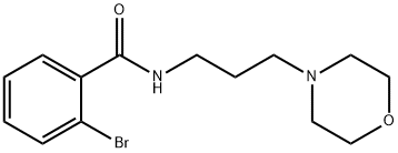 2-Bromo-N-(3-morpholin-4-yl-propyl)-benzamide Struktur