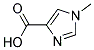 1-Methyl-1H-Imadazole-4-carboxylicacid Struktur