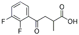 2-METHYL-4-OXO-4-(2',3'-DIFLUOROPHENYL)BUTYRIC ACID Struktur