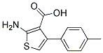 2-AMINO-4-P-TOLYL-THIOPHENE-3-CARBOXYLIC ACID Struktur