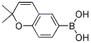 2,2-DIMETHYL-2H-CHROMEN-6-YL-6-BORONIC ACID Struktur