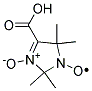 2,2,5,5-TETRAMETHYL-3-IMIDAZOLINE-4-CARBOXYLIC ACID 3-OXIDE-1-OXYL Struktur