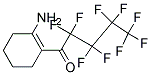 1-AMINO-2-PERFLUOROPENTANOYL-CYCLOHEX-1-ENE Struktur