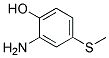 1-AMINO-2-HYDROXY-5-METHYLSULFENYLBENZENE Struktur