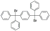 1,4-BIS(BROMODIPHENYLMETHYL)BENZENE Struktur