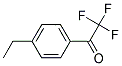 1-(4-ETHYLPHENYL)-2,2,2-TRIFLUOROETHANE-1-ONE Struktur