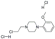 1-(2-CHLOROETHYL)-4-(2-METHOXYPHENYL)-PIPERAZINE DIHYDROCHLORIDE Struktur